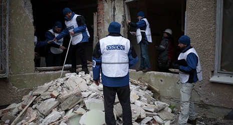 OSCE registers mass withdrawal of military equipment from contact line in east Ukraine